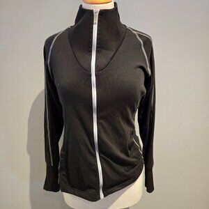 Adidas Golf Climalite Full Zip Track Jacket | Size Medium | Black